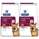 Hill's Prescription Diet i/d Verdauungsfutter für Hunde, mit einem lächelnden Hund auf der Vorderseite, beschriftet mit 'Vom Tierarzt empfohlen.'