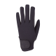 Schwarze Haustierpflege-Handschuh mit Klettverschluss, entworfen für Komfort und Grip.