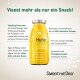 Gelbe SmoothieDog 'Huhn'-Flasche, Text 'Vieel mehr als nur ein Snack!' und '+30.000 zufriedene Kund:innen'.