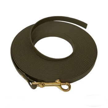 15-25 kg Biothane Schleppleine oliv 20 m