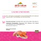 Almo Nature HFC Jelly Katzenfutterverpackung mit "Lachs und Huhn" und Zutatenangaben sowie Nährwertanalyse.