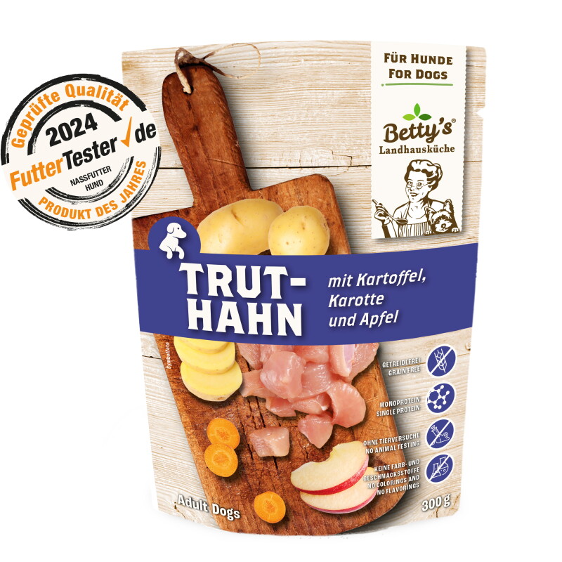 Betty's Landhausküche Frischebeutel Truthahn & Kartoffel 10x300 g