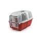 Transportbox aus Plastik rot M