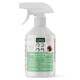 Flasche Milben-STOP Spray von AniForte, beschriftet für die Kontrolle von Milben und Parasiten, mit einem Sprühkopf und Inhaltsstoffen aus ätherischen Ölen.