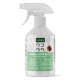 Flasche Milben-STOP Spray von AniForte, beschriftet für die Kontrolle von Milben und Parasiten, mit einem Sprühkopf und Inhaltsstoffen aus ätherischen Ölen.