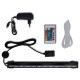 LED-Aquariumlicht-Set mit Fernbedienung, Netzadapter und Montageset, entworfen zur Verbesserung der Beleuchtung von Fischbecken.