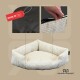® XXL Eck-Hundebett für große Hunde aus Cord M
