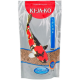 Eine Tüte KI-JA-KO Premium Koi-Futter mit einer bunten Koi-Fisch-Illustration, mit der Bezeichnung 'COLOR' und '6mm', mit einem 'AQUARIS'-Logo.