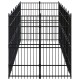 VidaXL Hundezwinger Box Stahl 6,72 m, 1,92 m, 2 m