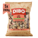 DIBO Menü-Vital 2000g Hundefutterpaket mit gemischtem Rindfleisch und proteinreichen Zutaten. Das Etikett lautet "Vollwertfutter für Hunde - gefroren."