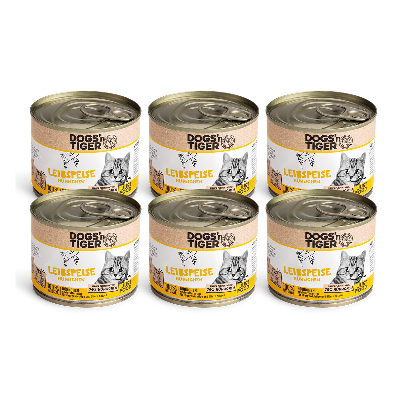 Dogs'n Tiger Leibspeise 6x200 g