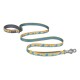 Reflektierende Hundeleine Crag™ blau/ türkis/ beige/ braun