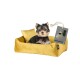 ® Hundebett inkl. Gratis-Beigabe, Kuschelsofa gelb S