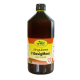 Flasche von cdVet s'ingulares FlüssigMoor für Haustiere, mit einer braunen Flüssigkeit und einem leuchtend orangefarbenen Etikett.
