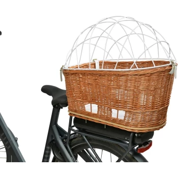 Panier de transport pour vélo avec grille de protection - montage