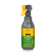 Effol Insect-Attack + Citrus Sprayflasche, grau mit einem gelben Auslöser, gekennzeichnet zum Schutz gegen Pferdefliegen, Zecken und Mücken.