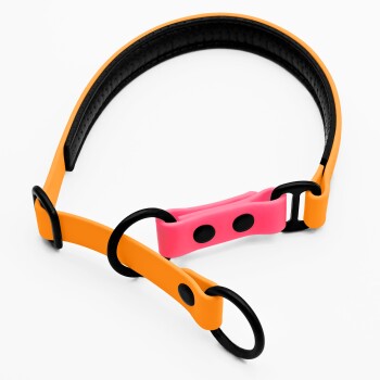 Zugstopp Halsband Peach pink XL