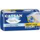 Litière pour chat Catsan Hygiene Plus Smart Pack, avec un chat blanc endormi sur l'emballage, comprenant deux paquets.