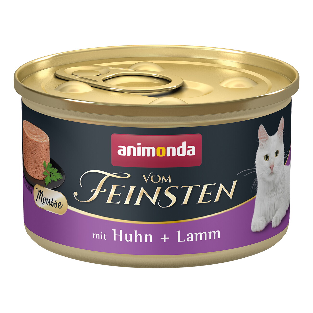 animonda vom Feinsten Nassfutter Katze, Adult, Huhn und Lamm 12x85 g