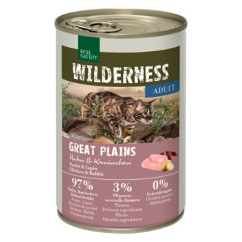 WILDERNESS Adult Great Plains Huhn & Kaninchen 12x400 g