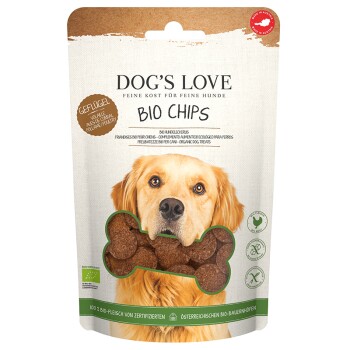 DOG’S LOVE CHIPS BIO Geflügel