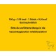 Nährwertinformationen für Tierfutter: "100g = 318 kcal · 1 Stück = 8,9 kcal*. In die tägliche Gesamtmenge einbeziehen." Eine Grafik eines Schafes wird gezeigt.