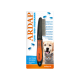 Verpackung des ARDAP Floh- und Staubkamms mit einem schwarzen Kamm und einem orangefarbenen Griff, entworfen für mittelgroße bis große Hunde und Katzen.