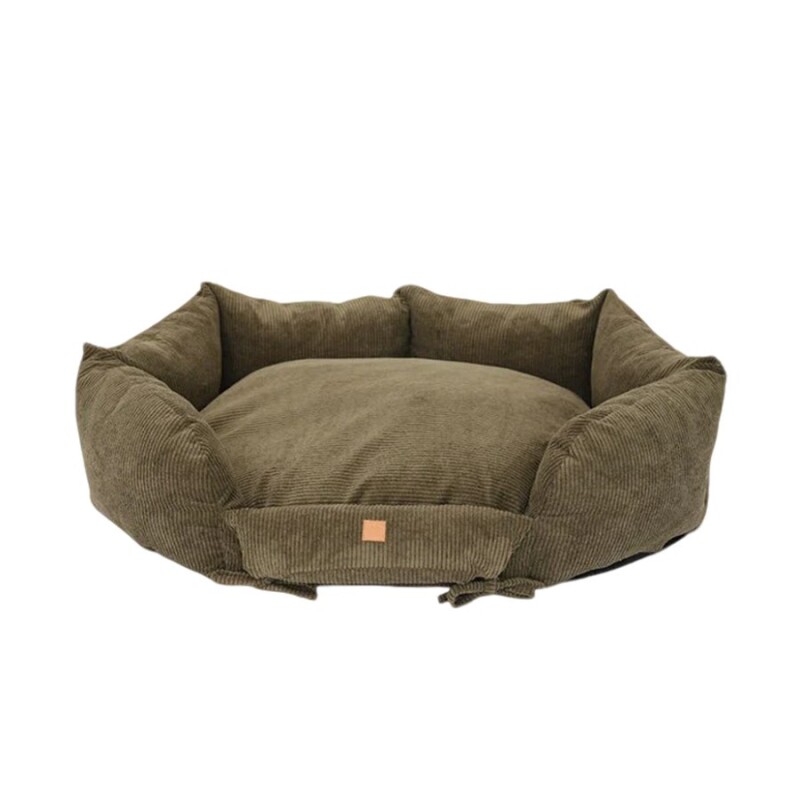 PET & Co. Pet & Co Hundebett Ronny Cord Luxus khaki S