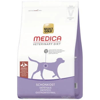 Sac Select Gold MEDICA Veterinary Diet, formule Schonkost gastro-intestinale, 10 kg, volaille et pommes de terre.