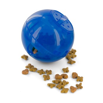 SlimCat Snackball für Katzen blau