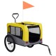 2-in-1 Fahrradanhänger gelb