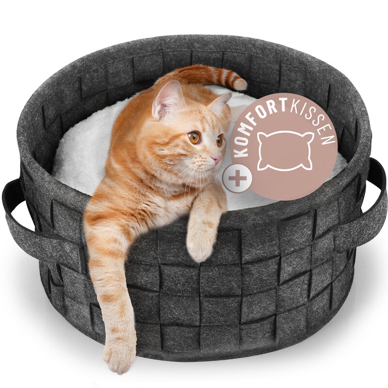 REAVET Samtpfoten-Nest Katzenbett
