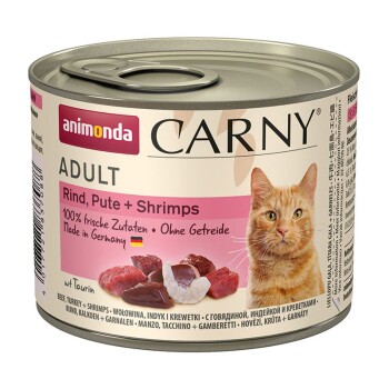 CARNY Adult Rind, Pute & Shrimps 6x200 g