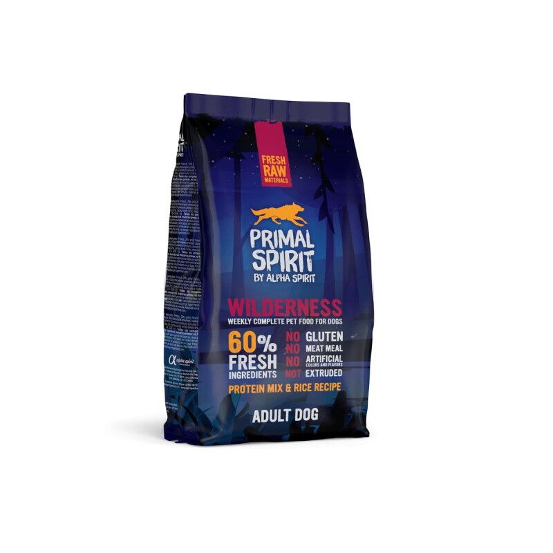alpha spirit Primal Spirit Dog Adult Wilderness Schwein 1 kg
