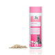 Catfortan Nahrungsergänzungsmittel für Katzen in einem rosa Behälter, mit verstreuten Tabletten davor; enthält Taurin, Vitamine und Aminosäuren.