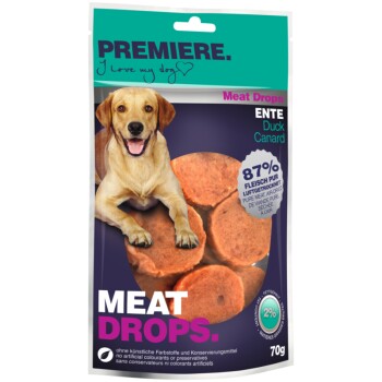 PREMIERE Meat Drops 6x70g Ente
