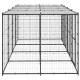 Outdoor-Hundezwinger Stahl mit Dach