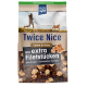 Hundefutterverpackung mit der Aufschrift "Twice Nice", die Lamm und Huhn enthält, mit zusätzlichen Filetstücken. Enthält ein Duo-Protein, getreidefreies Rezept, 1 kg.
