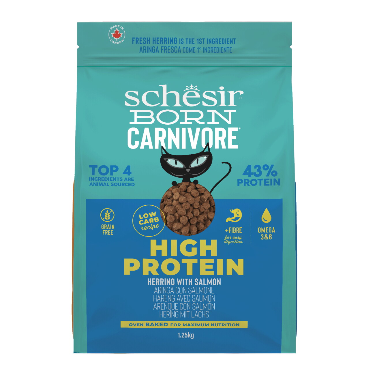 Schesir Born Carnivore Herring & Salmon 1.25kg