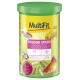 MultiFit Colour Sticks fish food for vibrantly coloured ornamental pond fish, with long buoyancy and easy digestibility, 100g container.