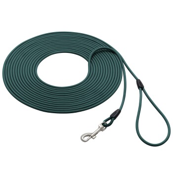 bis 25kg Biothane Schleppleine dunkelgrün 3 m