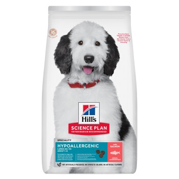 Science Plan Trockenfutter Hund Adult, Large Breed, Hypoallergenic, mit Lachs 14 kg