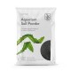 Sac de poudre de sol pour aquarium avec des feuilles vertes, étiqueté "Substrat complet à grain fin pour une meilleure croissance des plantes," 9 L/9 KG.