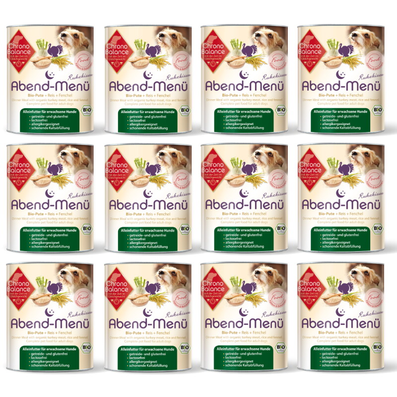 ChronoBalance Abend Menü Pute mit Reis und Fenchel 9,6 kg