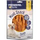 Premiere I Love My Dog Fleischsnack-Streifen, 250g Packung mit Hühnergeschmack und 96% Fleischgehalt.