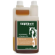Flasche Supravit Schwarzkümmel 1000 ml Öl für Pferde, natürliche Immununterstützung und Atemwegserleichterung.