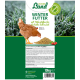 Hühner Land Winter Futter Verpackung mit einer braunen Henne, Getreidemischung und Text, der die ernährungsphysiologischen Vorteile für den Winter hervorhebt. 10kg Größe.