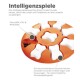 Oranges Dog Smart Puzzle-Spielzeug mit abnehmbaren Knochenstücken, damit Hunde an Leckerlis gelangen können. BPA-, PVC- und phthalatfrei.