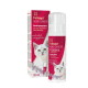 Felisept HOME COMFORT Beruhigungsspray Flasche und Verpackung mit weißer Katze, Aufschrift 'Beruhigungsspray' und '100 ml'