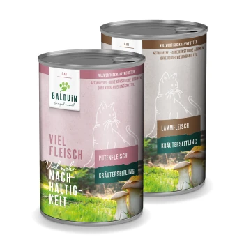 Katze Mix- Paket 2 Pute & Lamm 12x400g